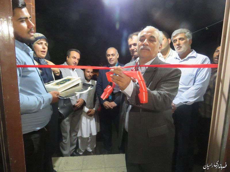 افتتاح مرکز مشاوره شغلی در دهیاری روستای قره قاچ بخش مرکزی شهرستان رامیان